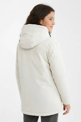 D1fference İçi Astarlı Cepli Kapüşonlu Jel Elyaflı Su ve Rügar Geçirmez Kız Çocuk Kışlık Mont - 31