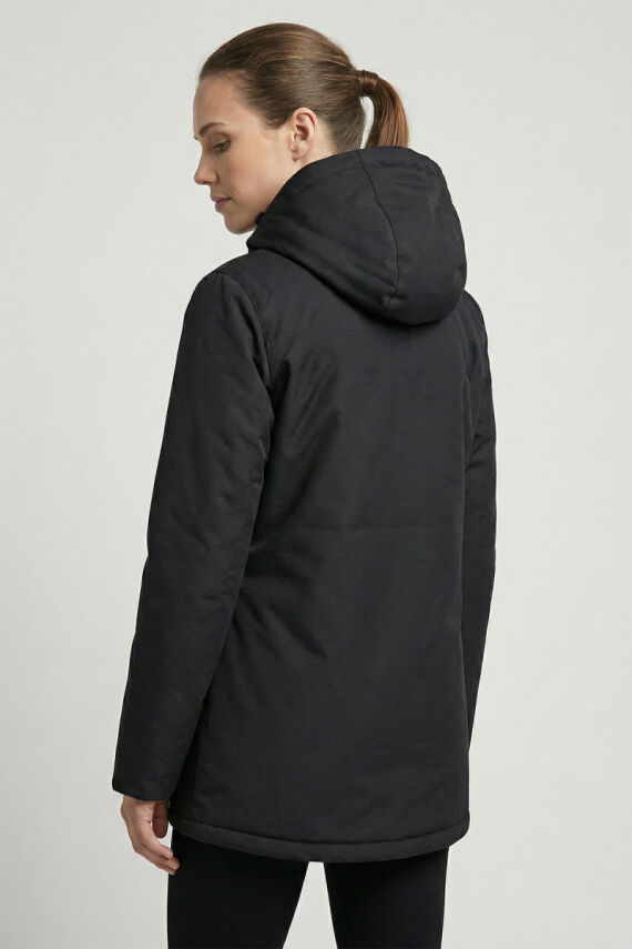 D1fference İçi Kürklü Cepli Kapüşonlu Jel Elyaflı Su ve Rügar Geçirmez Kadın Kışlık Mont - 13