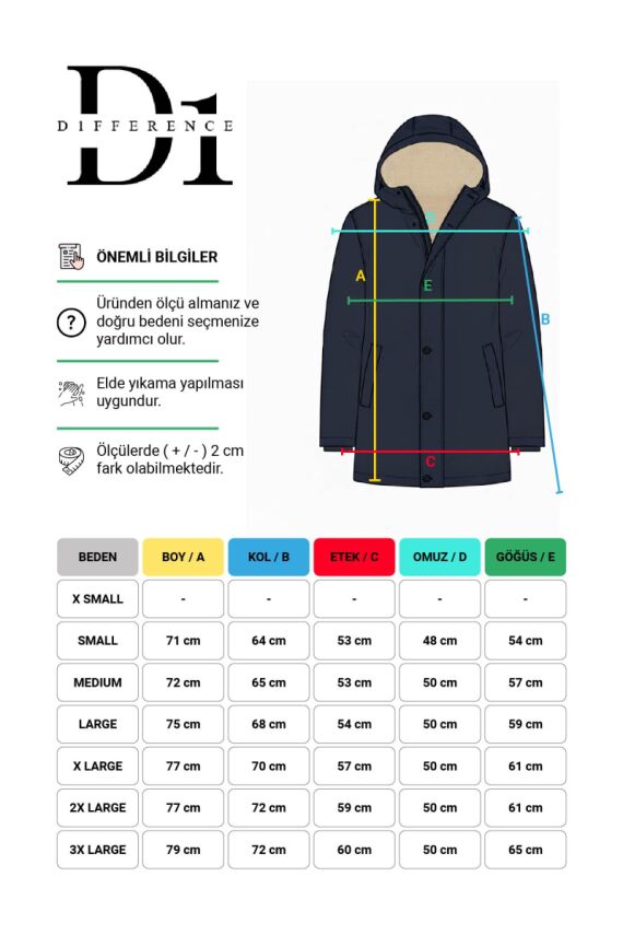 D1fference İçi Kürklü Cepli Kapüşonlu Jel Elyaflı Su ve Rügar Geçirmez Kadın Kışlık Mont - 6