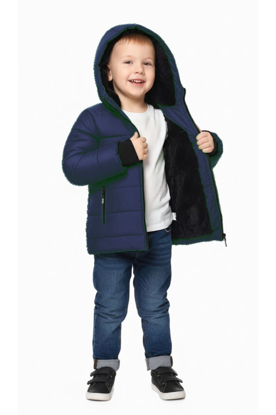 İçi Kürklü Su ve Rüzgar Geçirmez Erkek Çocuk Mont - 14