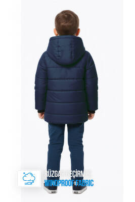 İçi Kürklü Su ve Rüzgar Geçirmez Erkek Çocuk Mont - 16