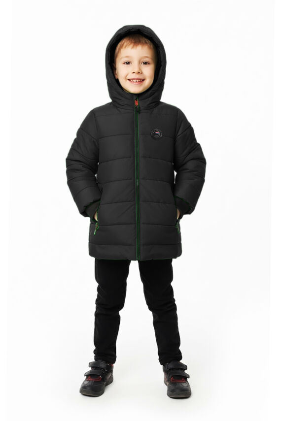 İçi Kürklü Su ve Rüzgar Geçirmez Erkek Çocuk Mont - 19