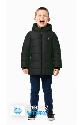 İçi Kürklü Su ve Rüzgar Geçirmez Erkek Çocuk Mont - 21