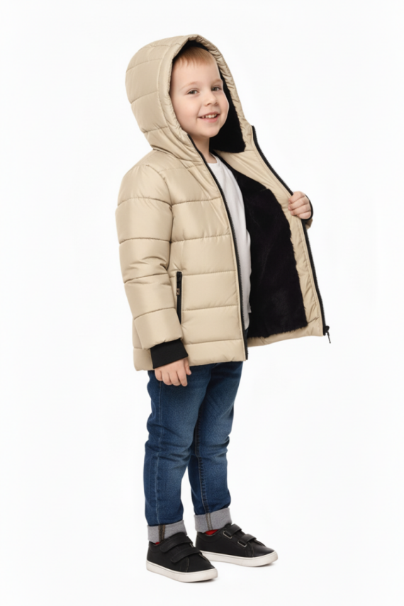 İçi Kürklü Su ve Rüzgar Geçirmez Erkek Çocuk Mont - 27