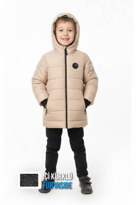 İçi Kürklü Su ve Rüzgar Geçirmez Erkek Çocuk Mont - 28