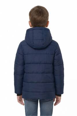 D1fference İçi Kürklü Cepli Kapüşonlu Jel Elyaflı Su ve Rügar Geçirmez Erkek Çocuk Kışlık Mont - 11