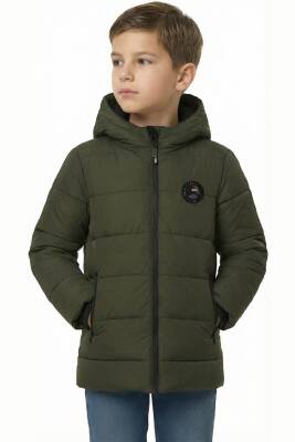 D1fference İçi Kürklü Cepli Kapüşonlu Jel Elyaflı Su ve Rügar Geçirmez Erkek Çocuk Kışlık Mont - 20