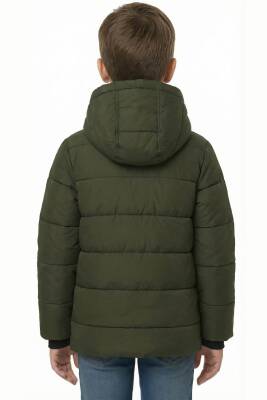 D1fference İçi Kürklü Cepli Kapüşonlu Jel Elyaflı Su ve Rügar Geçirmez Erkek Çocuk Kışlık Mont - 22