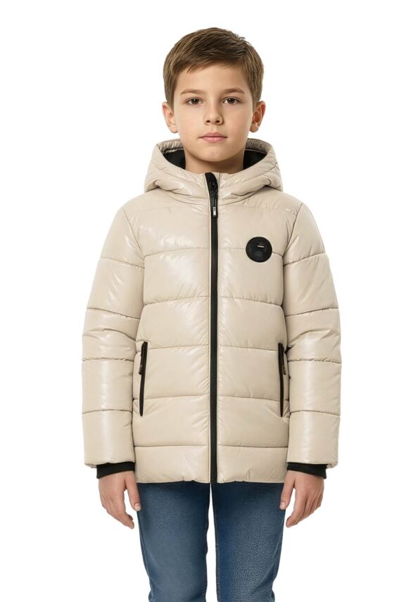 D1fference İçi Kürklü Cepli Kapüşonlu Jel Elyaflı Su ve Rügar Geçirmez Erkek Çocuk Kışlık Mont - 24