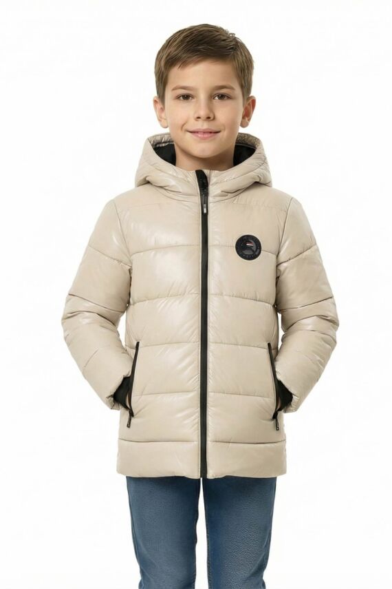 D1fference İçi Kürklü Cepli Kapüşonlu Jel Elyaflı Su ve Rügar Geçirmez Erkek Çocuk Kışlık Mont - 25