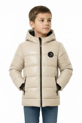 D1fference İçi Kürklü Cepli Kapüşonlu Jel Elyaflı Su ve Rügar Geçirmez Erkek Çocuk Kışlık Mont - 26