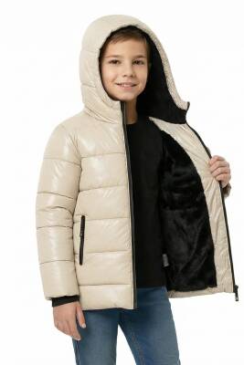 D1fference İçi Kürklü Cepli Kapüşonlu Jel Elyaflı Su ve Rügar Geçirmez Erkek Çocuk Kışlık Mont - 27