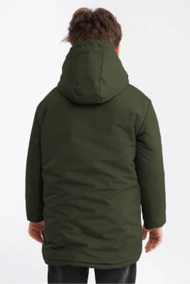 İçi Kürklü Su ve Rüzgar Geçirmez Erkek Çocuk Mont - 5