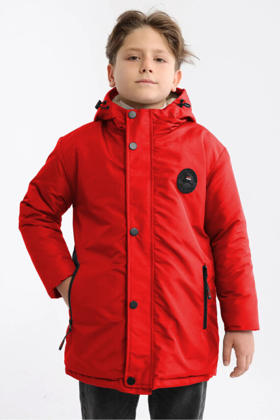 İçi Kürklü Su ve Rüzgar Geçirmez Erkek Çocuk Mont - 7