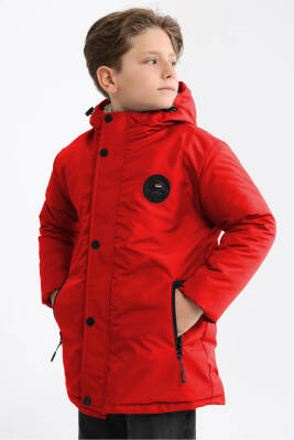 İçi Kürklü Su ve Rüzgar Geçirmez Erkek Çocuk Mont - 8