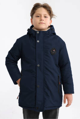 İçi Kürklü Su ve Rüzgar Geçirmez Erkek Çocuk Mont - 16