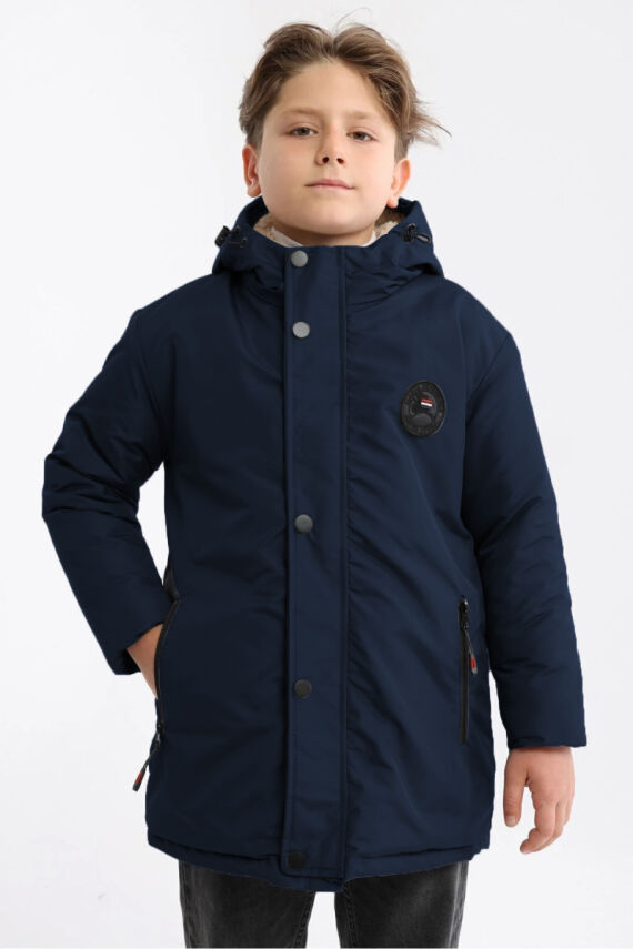 İçi Kürklü Su ve Rüzgar Geçirmez Erkek Çocuk Mont - 16