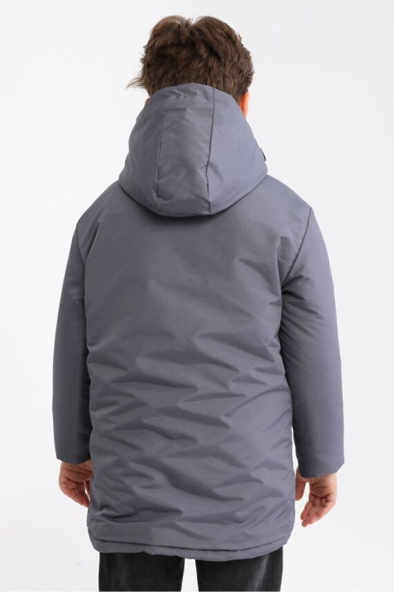 İçi Kürklü Su ve Rüzgar Geçirmez Erkek Çocuk Mont - 31