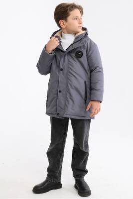 İçi Kürklü Su ve Rüzgar Geçirmez Erkek Çocuk Mont - 29