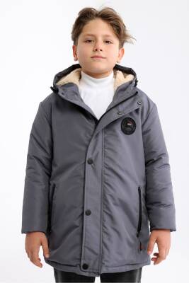 İçi Kürklü Su ve Rüzgar Geçirmez Erkek Çocuk Mont - 27