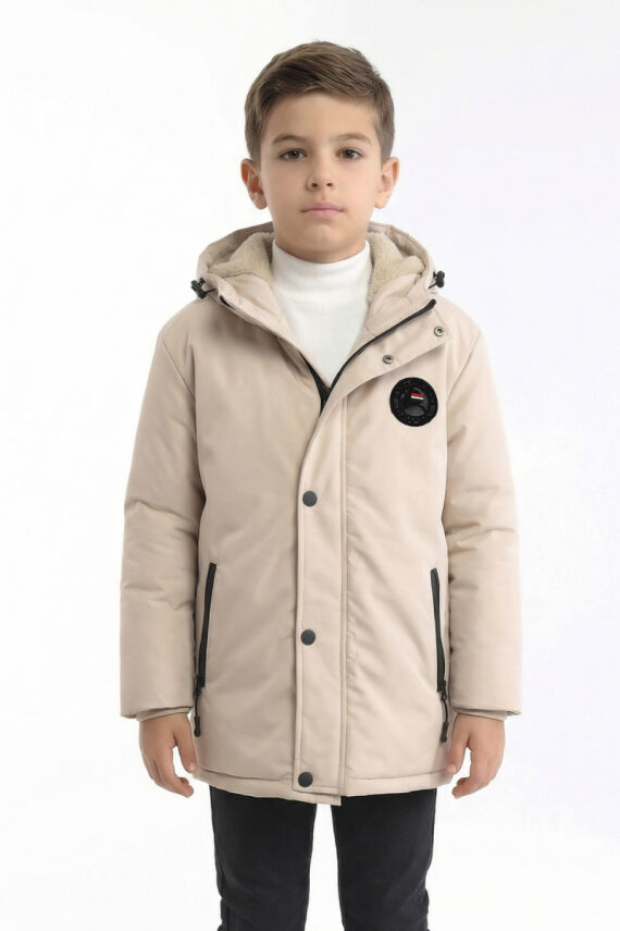 D1fference İçi Kürklü Cepli Kapüşonlu Jel Elyaflı Su ve Rügar Geçirmez Erkek Çocuk Kışlık Mont - 37