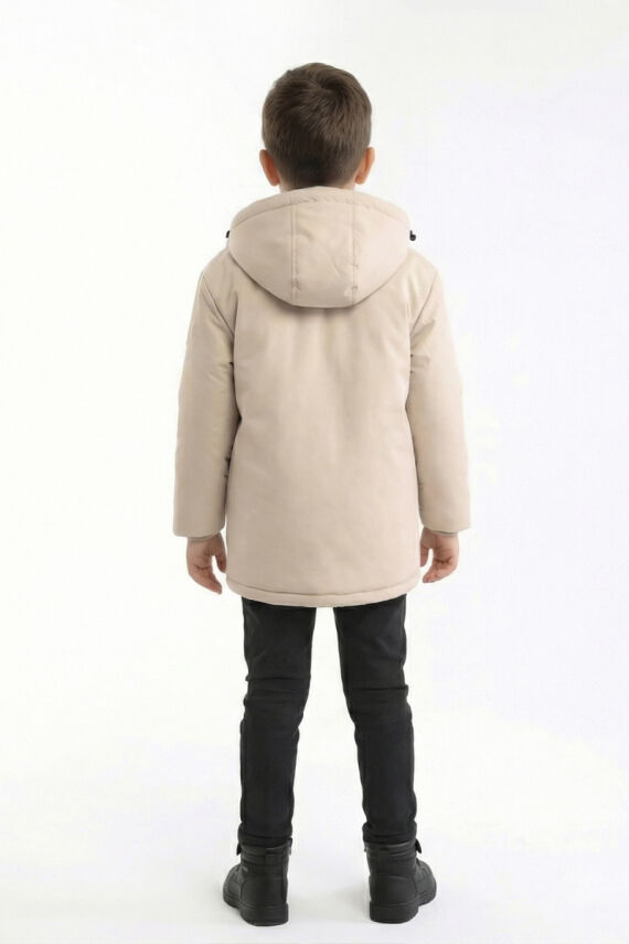 D1fference İçi Kürklü Cepli Kapüşonlu Jel Elyaflı Su ve Rügar Geçirmez Erkek Çocuk Kışlık Mont - 41