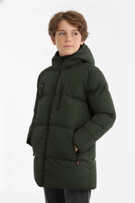 İçi Kürklü Su ve Rüzgar Geçirmez Erkek Çocuk Mont - 2