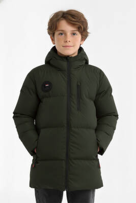 İçi Kürklü Su ve Rüzgar Geçirmez Erkek Çocuk Mont - 3