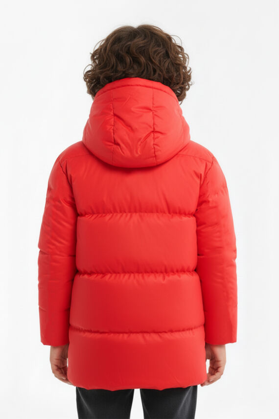 İçi Kürklü Su ve Rüzgar Geçirmez Erkek Çocuk Mont - 12