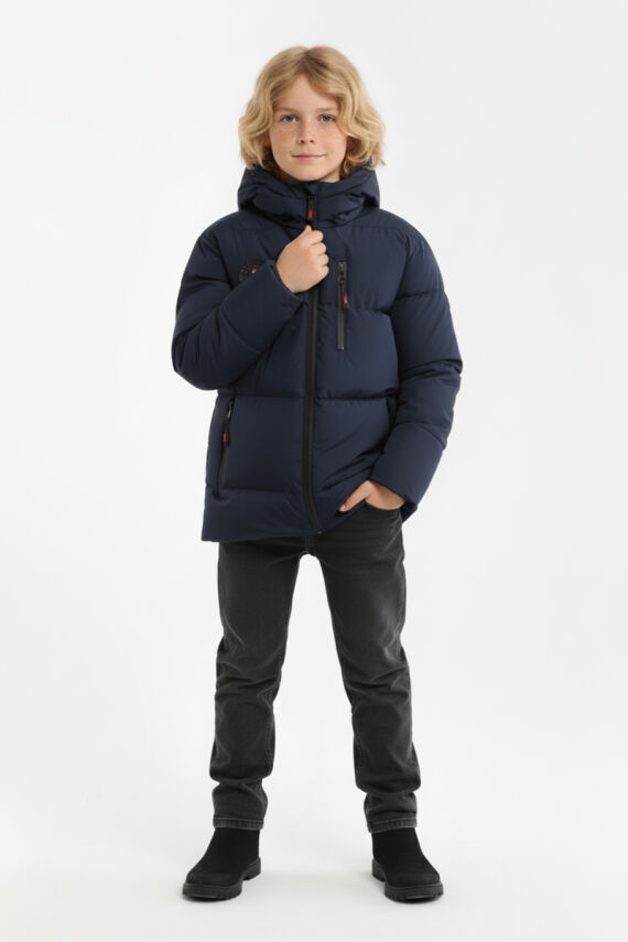 İçi Kürklü Su ve Rüzgar Geçirmez Erkek Çocuk Mont - 14