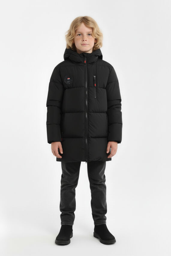 İçi Kürklü Su ve Rüzgar Geçirmez Erkek Çocuk Mont - 19