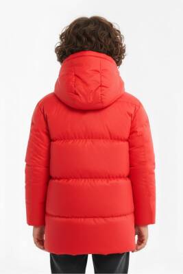 D1fference İçi Kürklü Cepli Kapüşonlu Jel Elyaflı Su ve Rügar Geçirmez Erkek Çocuk Kışlık Mont - 22