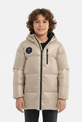 D1fference İçi Kürklü Cepli Kapüşonlu Jel Elyaflı Su ve Rügar Geçirmez Erkek Çocuk Kışlık Mont - 24