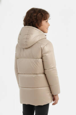 D1fference İçi Kürklü Cepli Kapüşonlu Jel Elyaflı Su ve Rügar Geçirmez Erkek Çocuk Kışlık Mont - 28