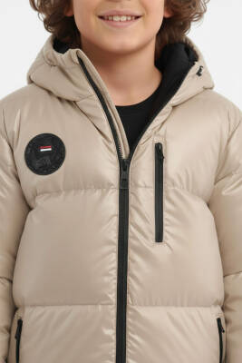 D1fference İçi Kürklü Cepli Kapüşonlu Jel Elyaflı Su ve Rügar Geçirmez Erkek Çocuk Kışlık Mont - 26