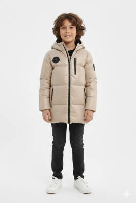 D1fference İçi Kürklü Cepli Kapüşonlu Jel Elyaflı Su ve Rügar Geçirmez Erkek Çocuk Kışlık Mont - 27