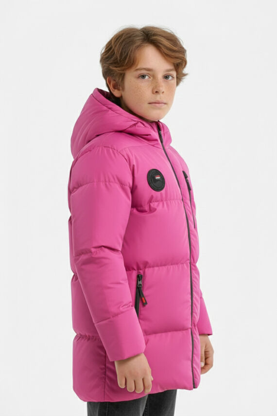 D1fference İçi Kürklü Cepli Kapüşonlu Jel Elyaflı Su ve Rügar Geçirmez Erkek Çocuk Kışlık Mont - 31