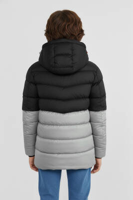 İçi Kürklü Su ve Rüzgar Geçirmez Erkek Çocuk Mont - 13