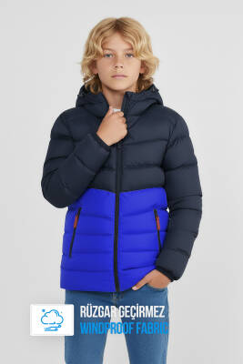 İçi Kürklü Su ve Rüzgar Geçirmez Erkek Çocuk Mont - 31