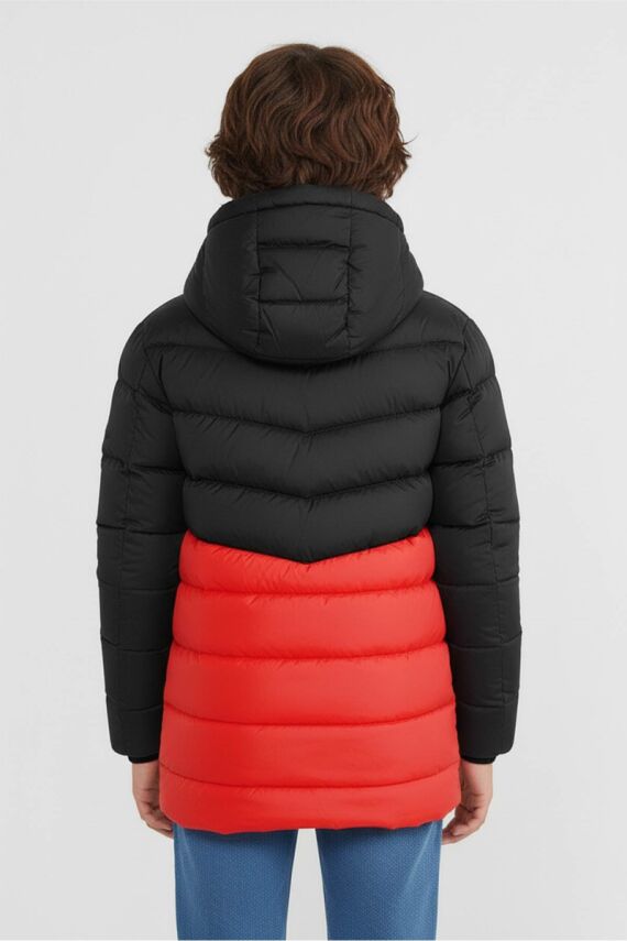 D1fference İçi Kürklü Cepli Kapüşonlu Jel Elyaflı Su ve Rügar Geçirmez Erkek Çocuk Kışlık Mont - 23