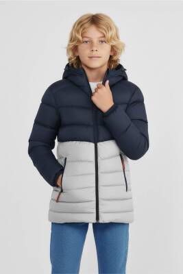 D1fference İçi Kürklü Cepli Kapüşonlu Jel Elyaflı Su ve Rügar Geçirmez Erkek Çocuk Kışlık Mont - 31