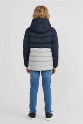 D1fference İçi Kürklü Cepli Kapüşonlu Jel Elyaflı Su ve Rügar Geçirmez Erkek Çocuk Kışlık Mont - 34