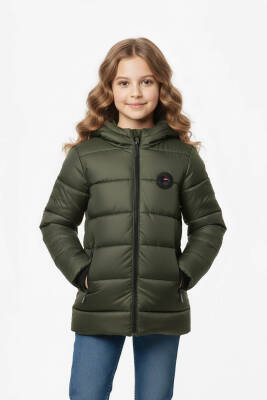 İçi Kürklü Su ve Rüzgar Geçirmez Kapüşonlu Kız Çocuk Mont - 12