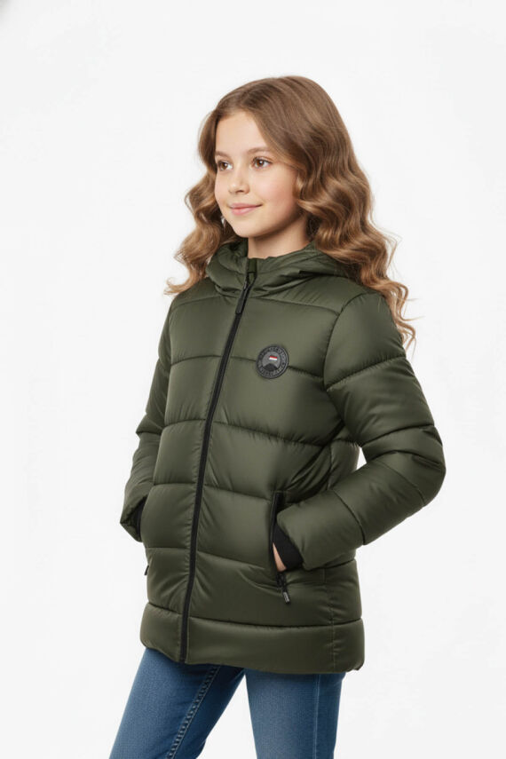 İçi Kürklü Su ve Rüzgar Geçirmez Kapüşonlu Kız Çocuk Mont - 13