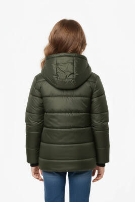 İçi Kürklü Su ve Rüzgar Geçirmez Kapüşonlu Kız Çocuk Mont - 15