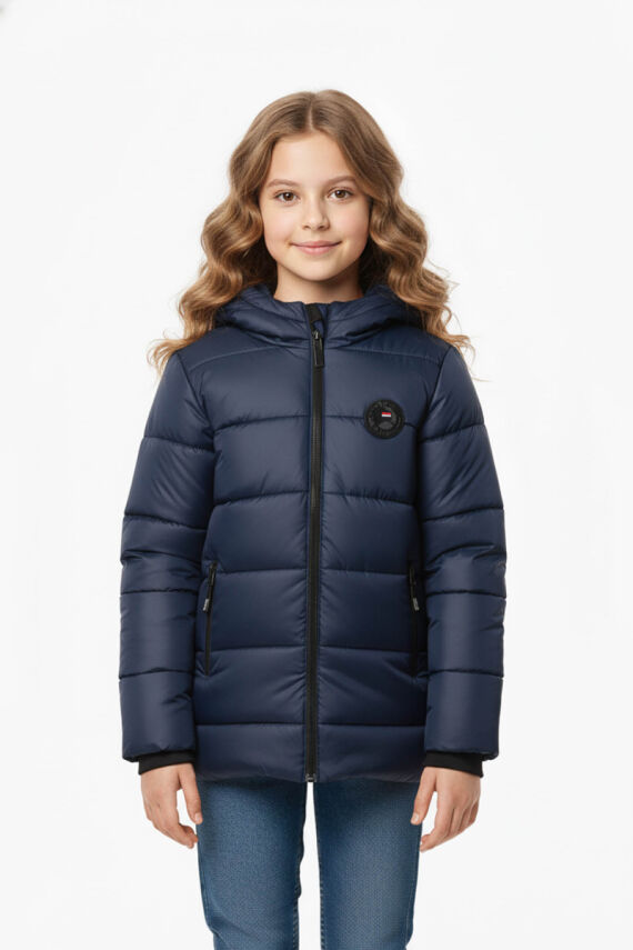 İçi Kürklü Su ve Rüzgar Geçirmez Kapüşonlu Kız Çocuk Mont - 21