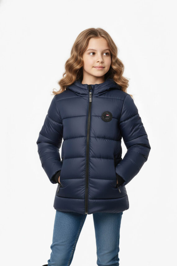 İçi Kürklü Su ve Rüzgar Geçirmez Kapüşonlu Kız Çocuk Mont - 22