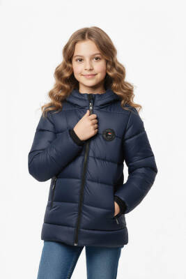 İçi Kürklü Su ve Rüzgar Geçirmez Kapüşonlu Kız Çocuk Mont - 24