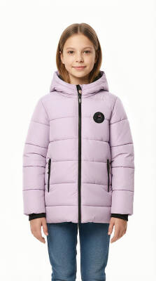İçi Kürklü Su ve Rüzgar Geçirmez Kapüşonlu Kız Çocuk Mont - 26