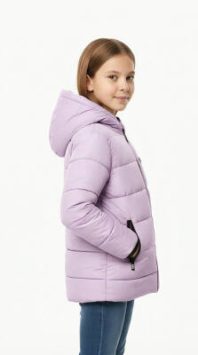İçi Kürklü Su ve Rüzgar Geçirmez Kapüşonlu Kız Çocuk Mont - 28